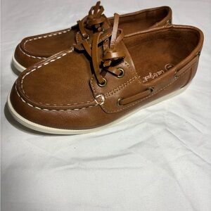 Men's Brown Leather Boat Shoes - Classic Moccasin Style